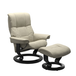 Mayfair Large Recliner Chair & Stool with Classic Base by Stressless