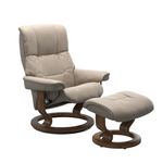 Mayfair Large Recliner Chair & Stool with Classic Base by Stressless
