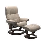 Mayfair Large Recliner Chair & Stool with Classic Base by Stressless