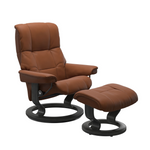 Mayfair Large Recliner Chair & Stool with Classic Base by Stressless