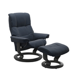Mayfair Large Recliner Chair & Stool with Classic Base by Stressless