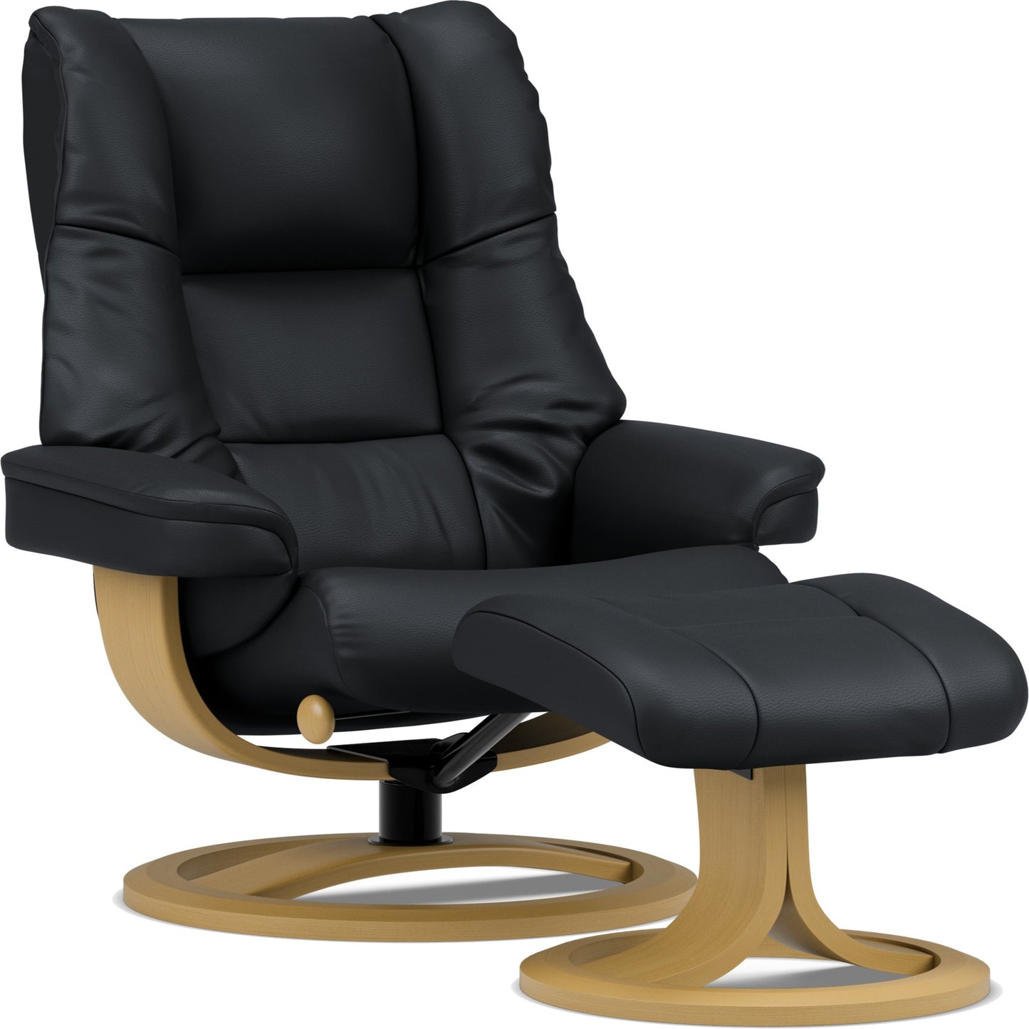 Nordic 60 Large Recliner Chair with Ottoman by IMG Limited Offer with Bonus Side Table