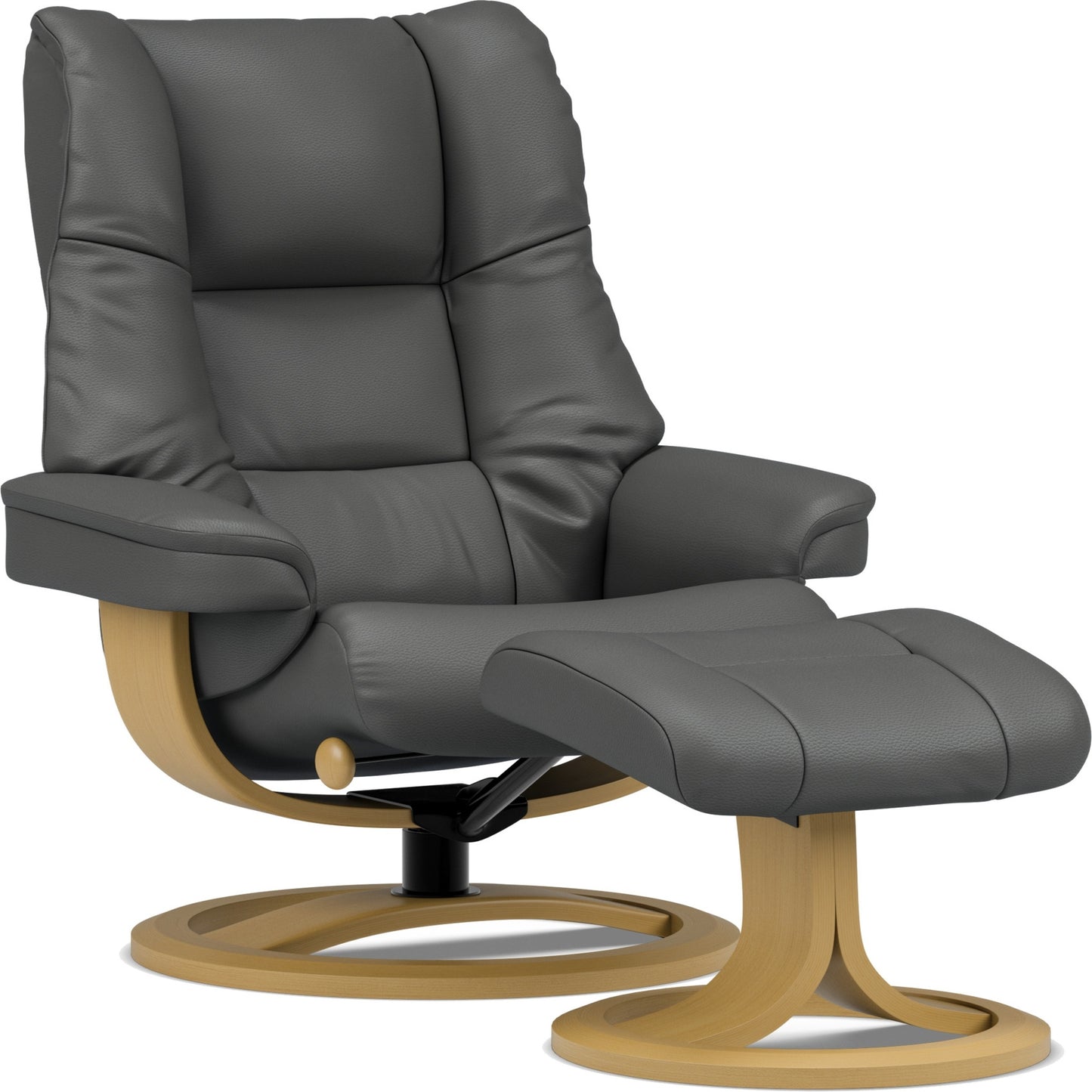 Nordic 60 Large Recliner Chair with Ottoman by IMG Limited Offer with Bonus Side Table