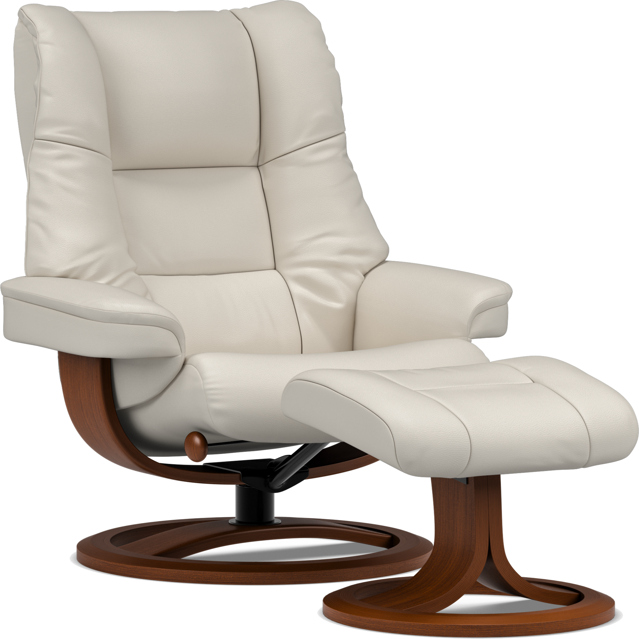 Nordic 60 Recliner Chair with Ottoman by IMG