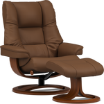 Nordic 60 Recliner Chair with Ottoman by IMG