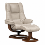 Nordic 60 Recliner Chair with Ottoman by IMG