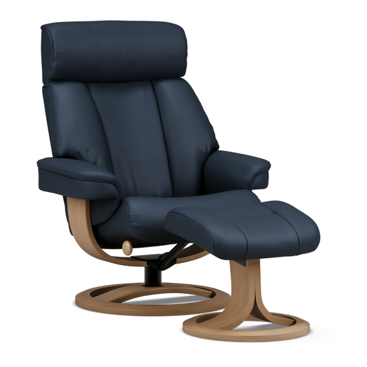 Nordic 99 Large Chair and Ottoman by IMG - Limited Offer