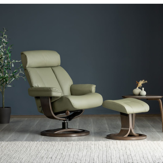 Nordic 99 Large Chair and Ottoman by IMG - Limited Offer