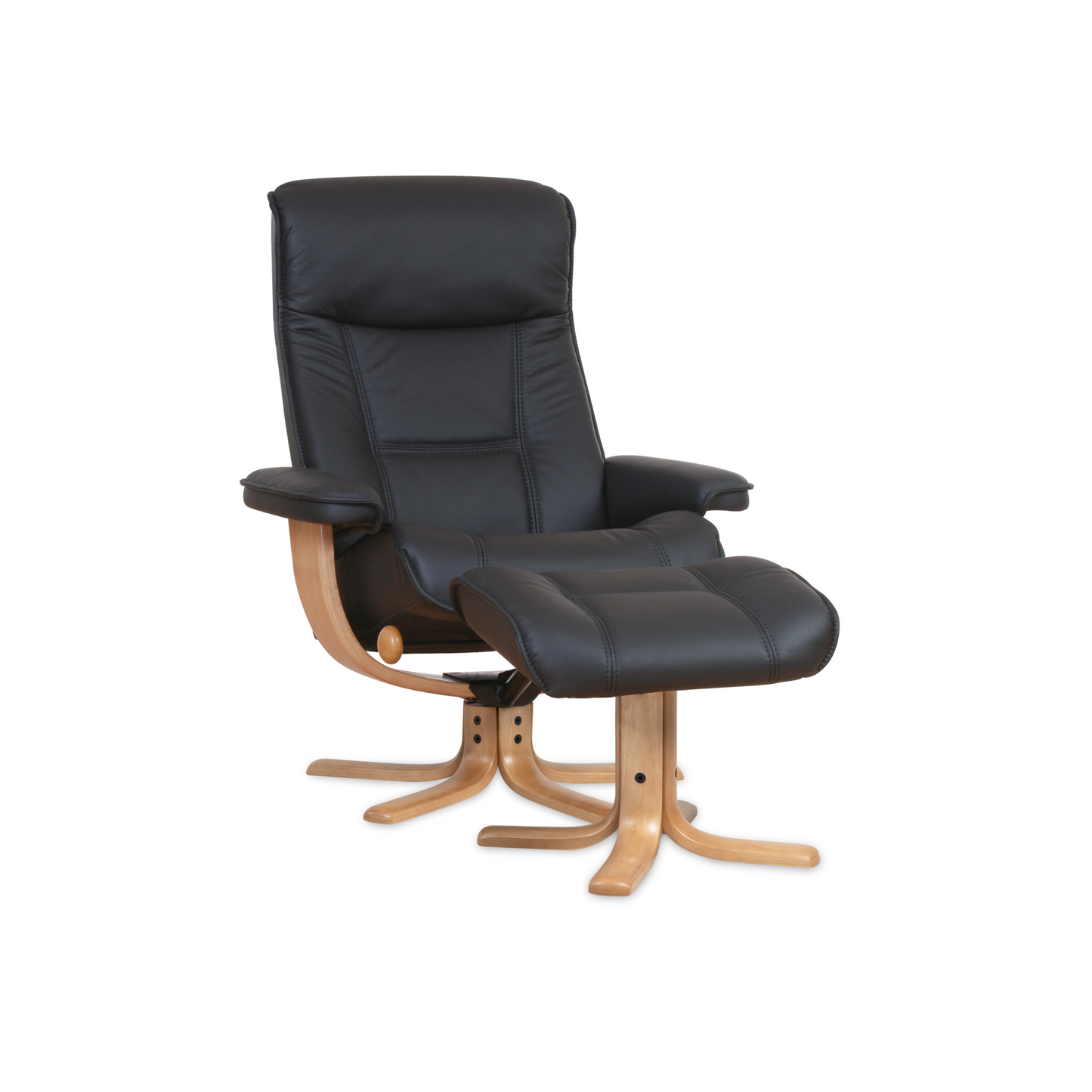 Nordic 21 Recliner Chair with Ottoman by IMG