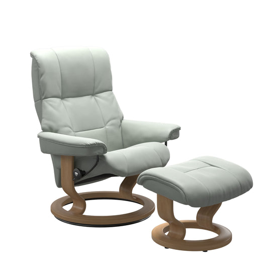 Mayfair Small Classic Recliner Chair & Stool by Stressless