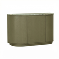 Oberon Crescent Marble Storage Unit - Marine Marble - Thyme by GlobeWest