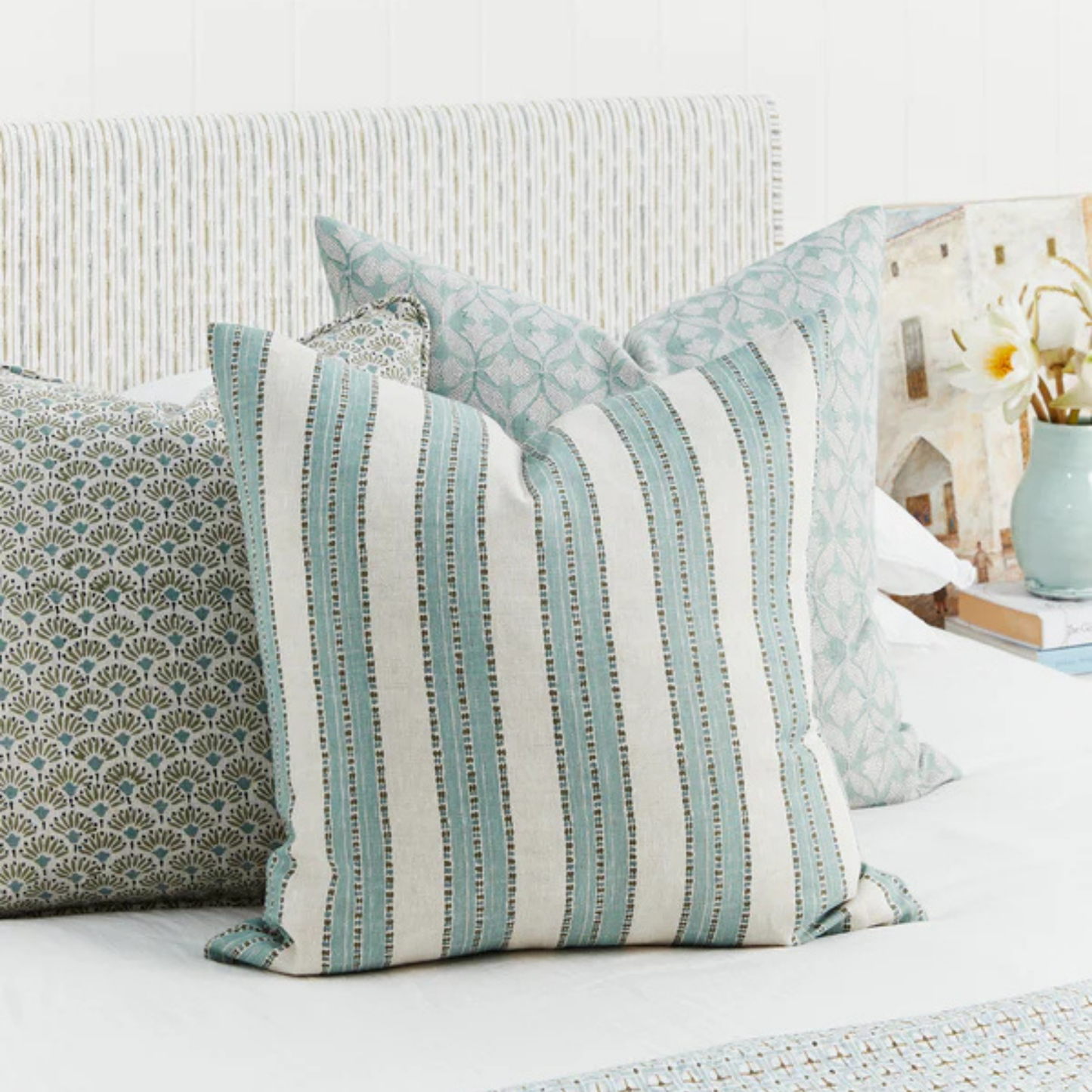 Pharaoh Slate Linen Cushion