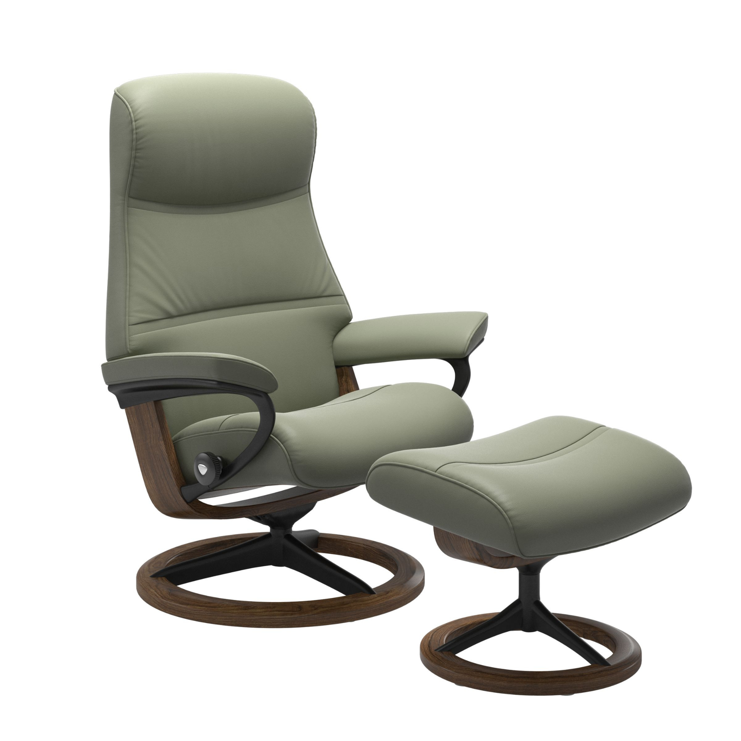 Phillip Large Signature Recliner Chair & Stool by Stressless