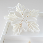 Quilling Star Trio - Off-White H10cm 3 Piece
