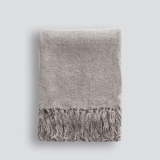 Serenade Throw - Stone Grey