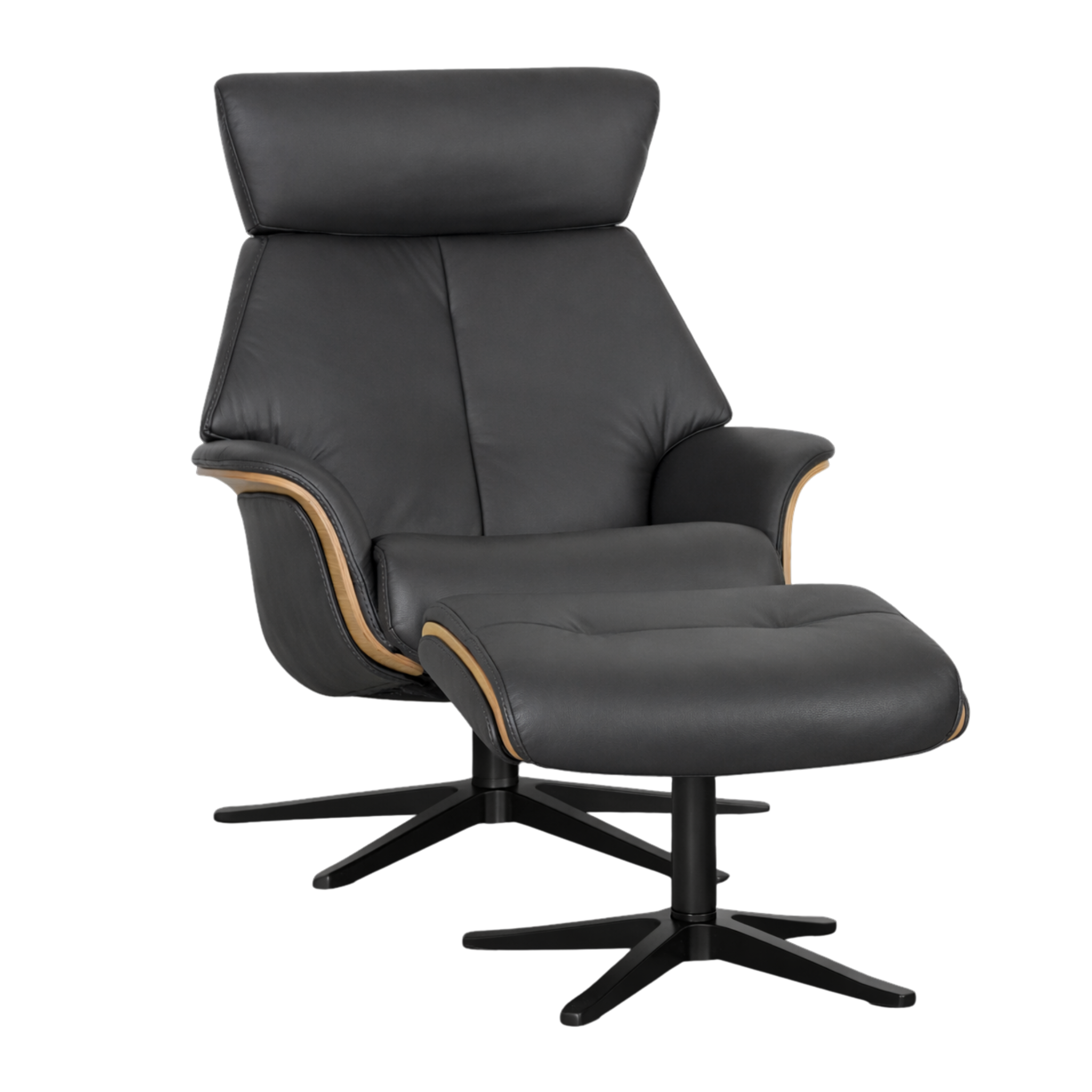 Space 57.57 Recliner Chair with Ottoman by IMG