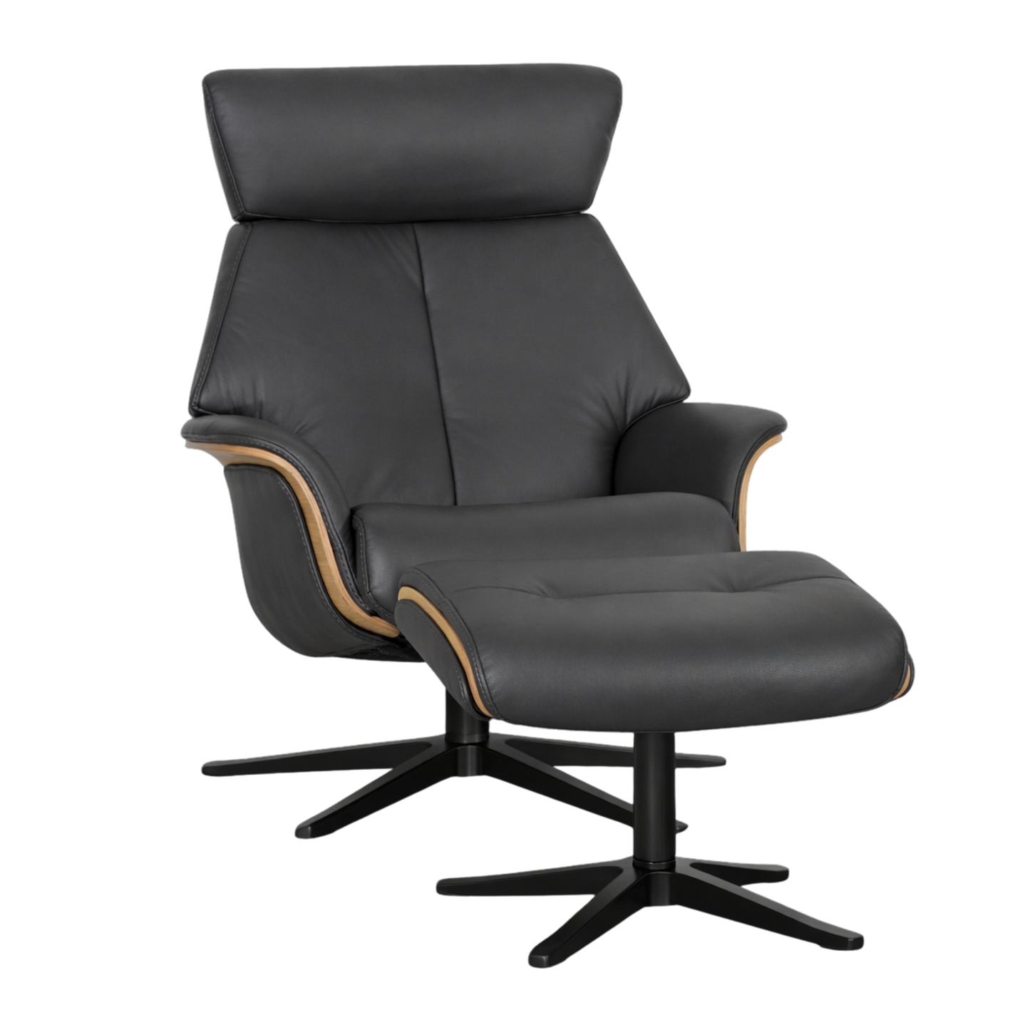 Space 57.57 Recliner Chair with Ottoman by IMG