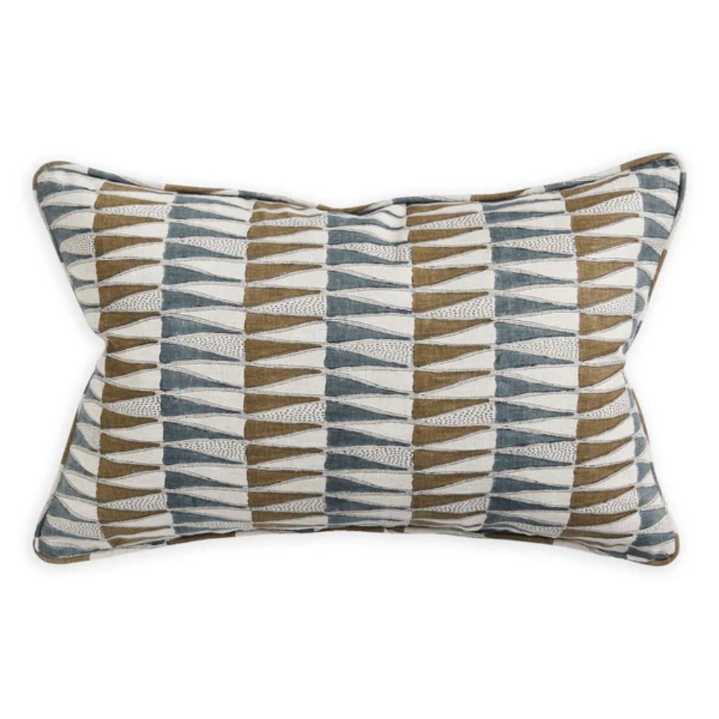Tangier Walnut Linen Cushion