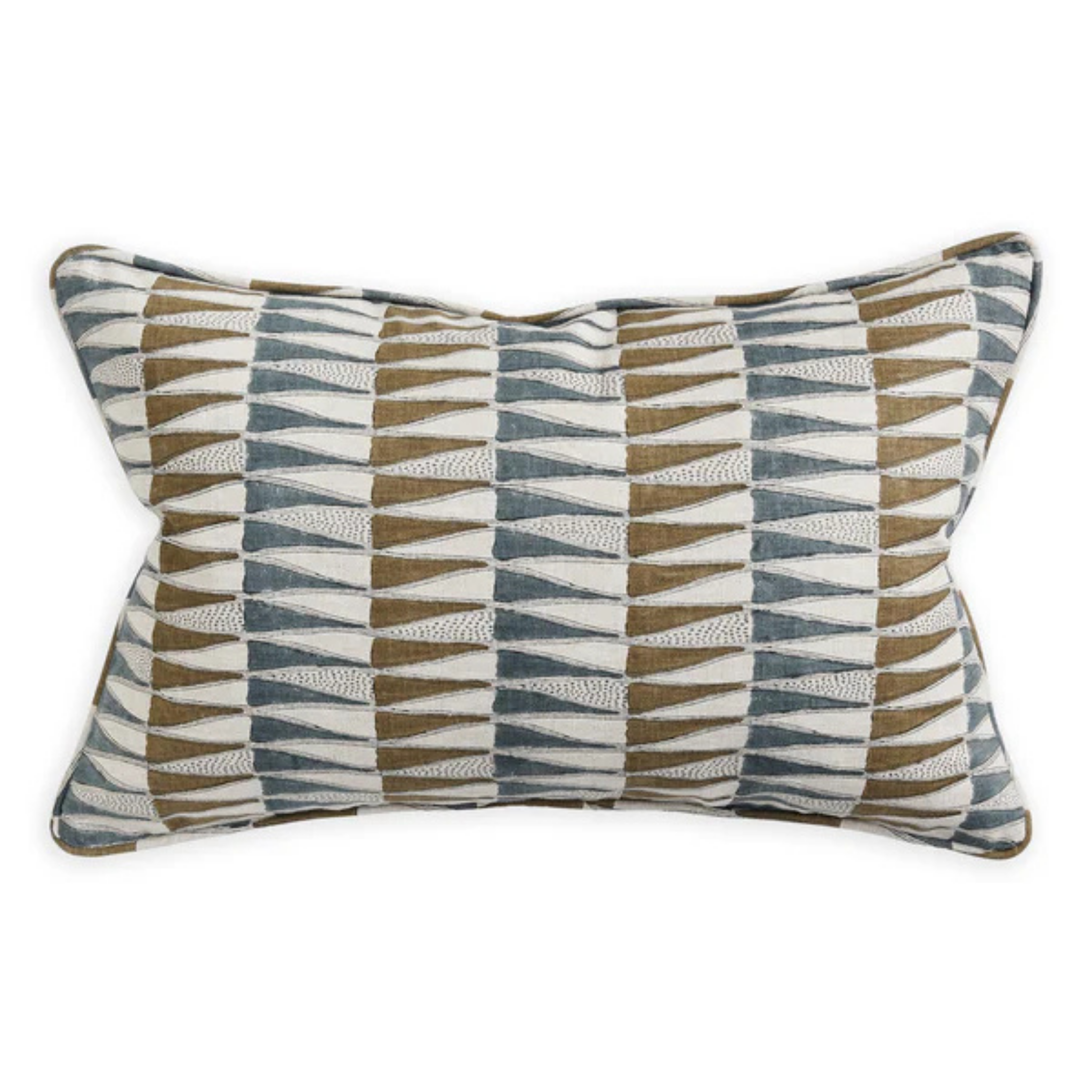 Tangier Walnut Linen Cushion