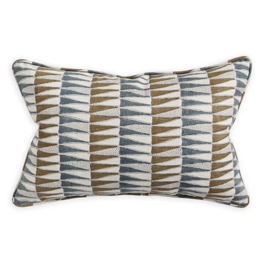 Tangier Walnut Linen Cushion