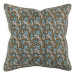 Tuvalu Tobacco Linen Cushion