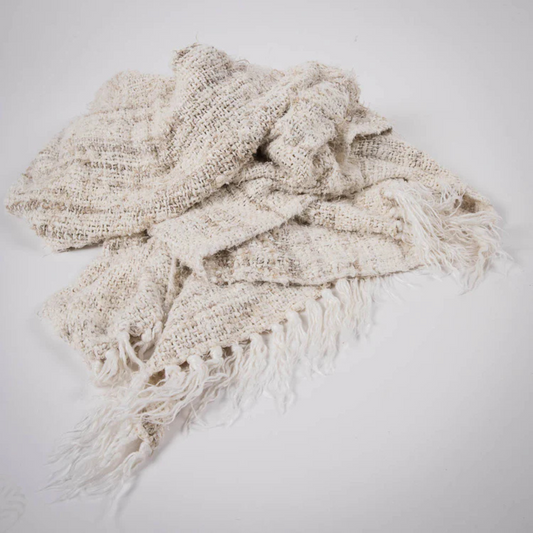 Wabi Throw Ivory
