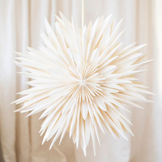 Wall and Window Paper Snowflake Off-White D65cm