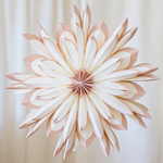 Wall and Window Snowflake White/Flax Edge D50cm