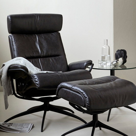 Tokyo High Back Recliner with Adjustable Head Rest by Stressless
