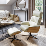 Space 5300 Recliner Chair with Footstool by IMG