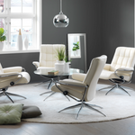 London Low Back Recliner with Star Base by Stressless