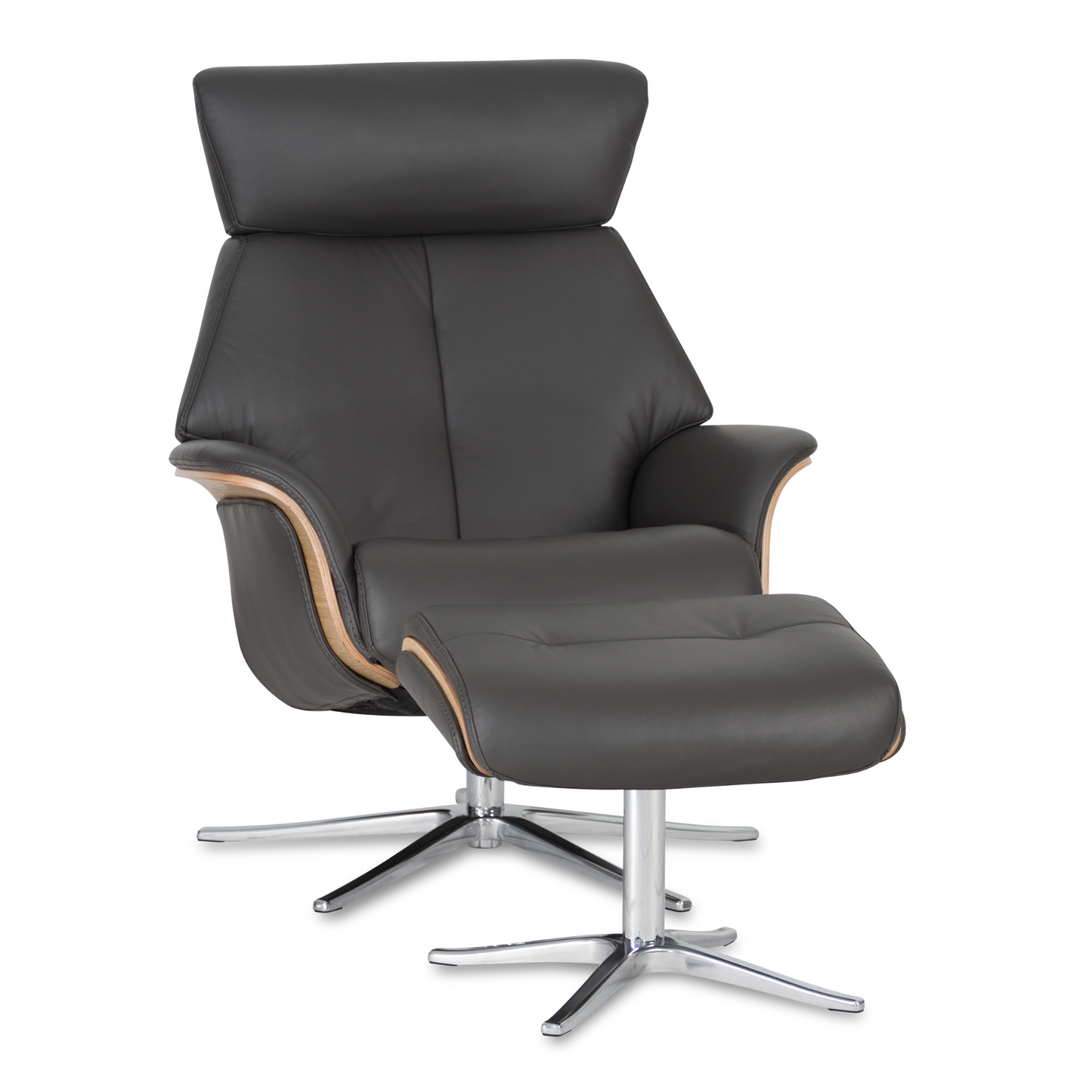 Space 57.57 Recliner Chair with Ottoman by IMG