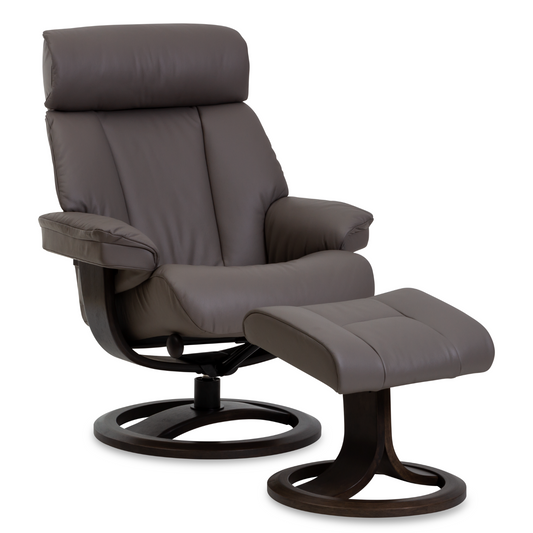 Nordic 99 Recliner Chair with Ottoman by IMG