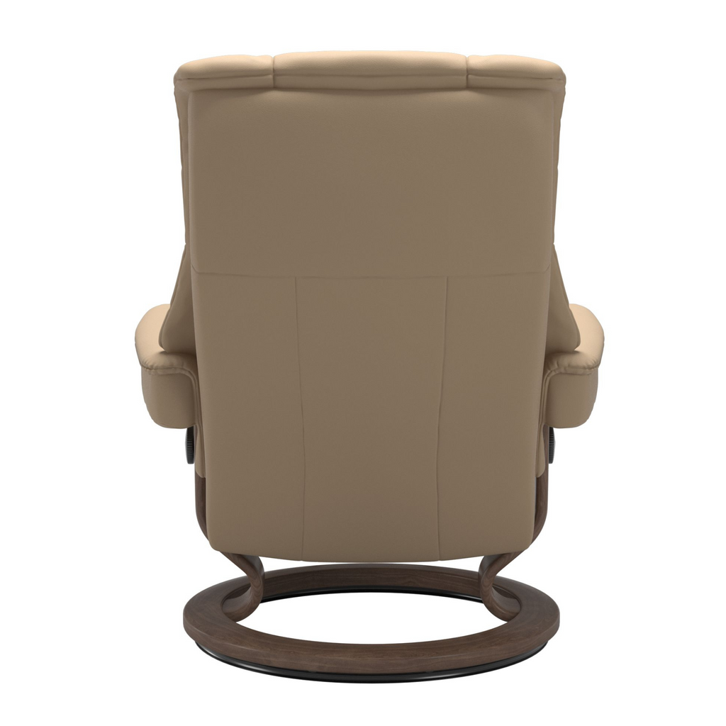 Mayfair Medium Recliner Chair & Stool with Classic Base by Stressless