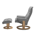 Sunrise Large Recliner Chair & Stool Classic Base by Stressless