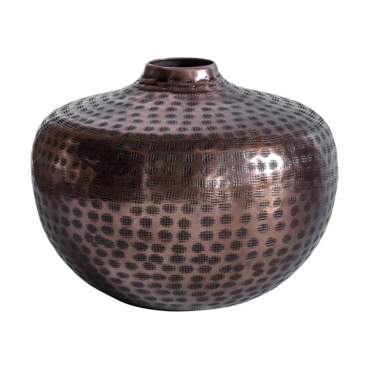 Nallum Round Bronze Vase