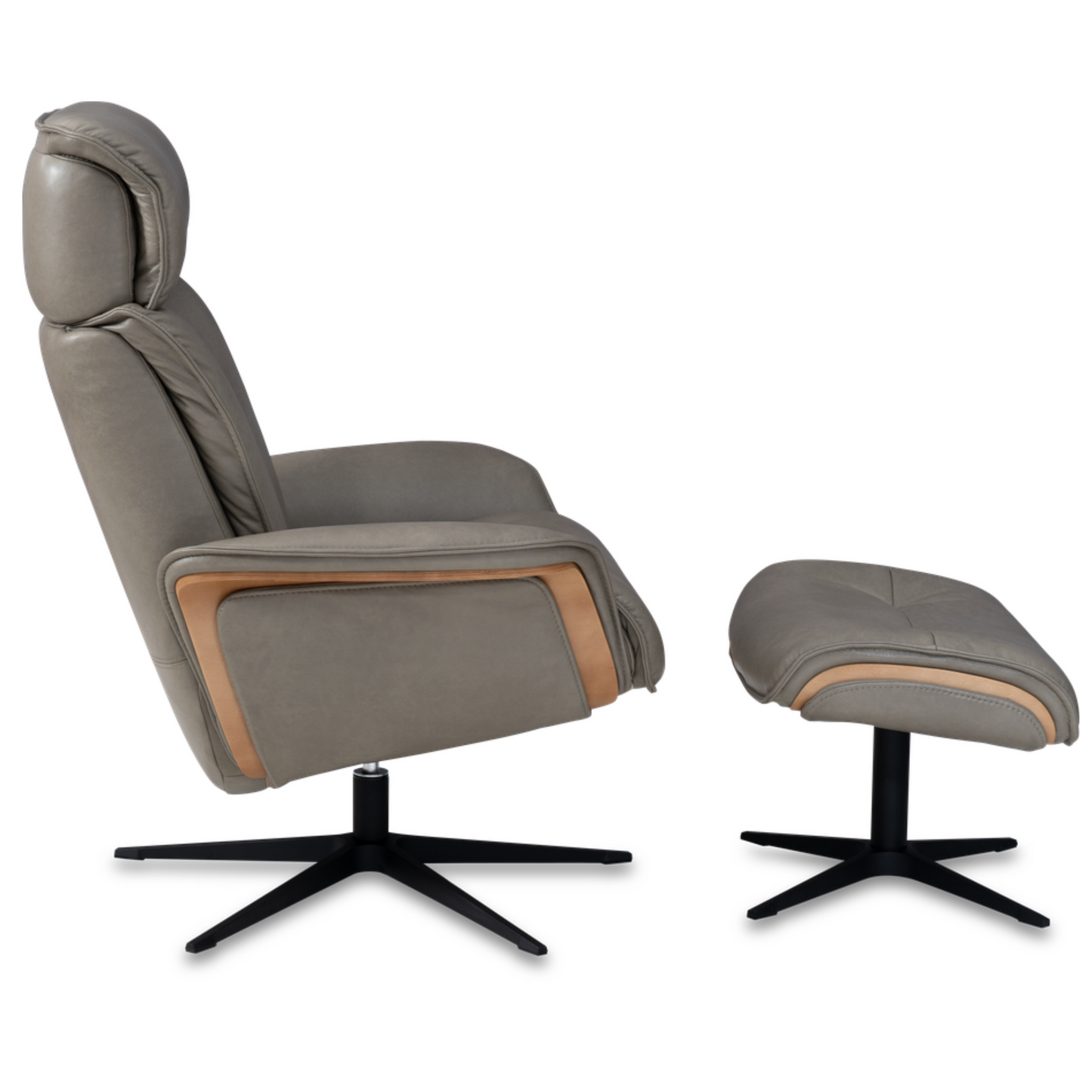 Space 5500 Recliner Chair and Stool by IMG