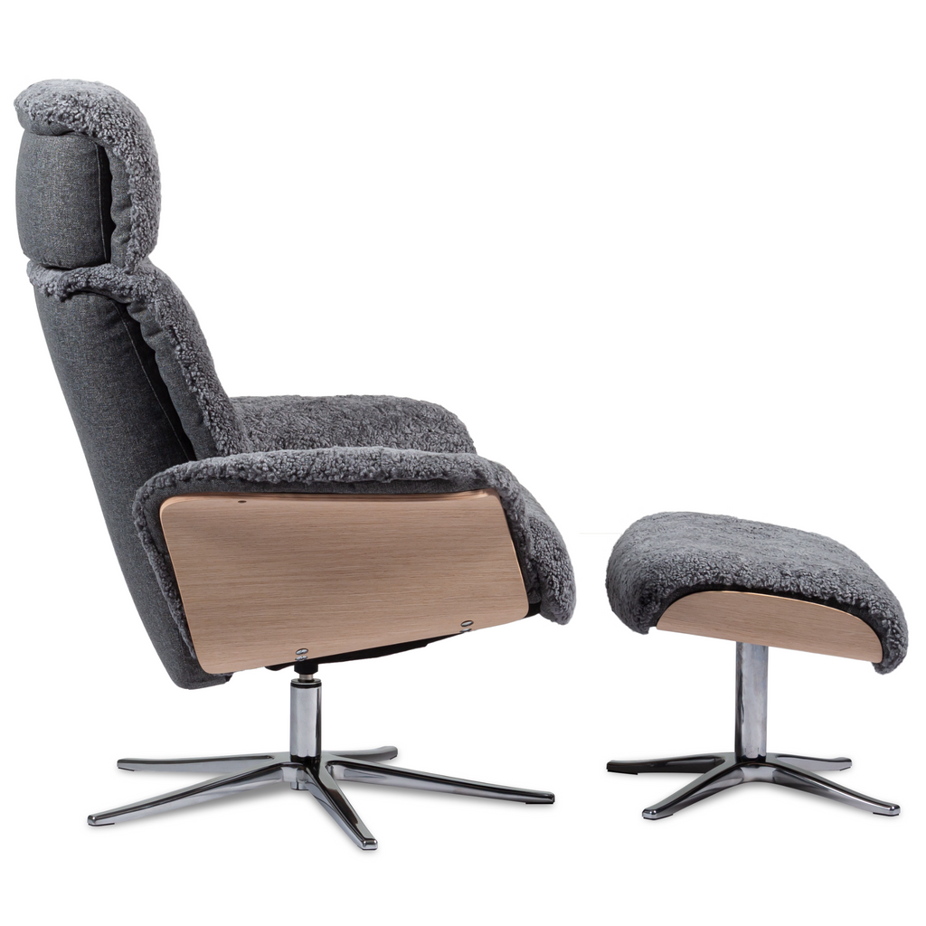 Space 5300 Recliner Chair with Footstool by IMG