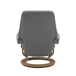 Sunrise Medium Recliner Chair & Stool Classic Base by Stressless