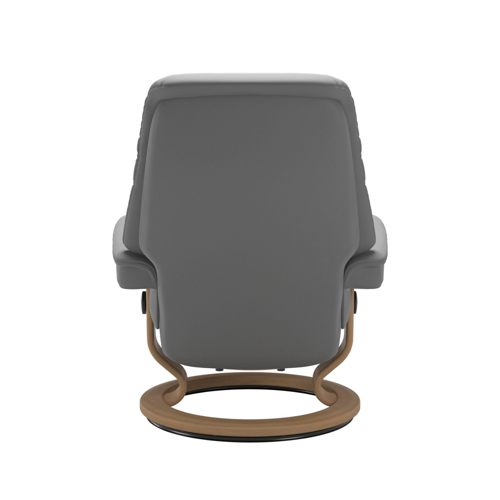 Sunrise Large Recliner Chair & Stool Classic Base by Stressless