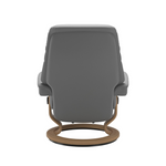Sunrise Large Recliner Chair & Stool Classic Base by Stressless