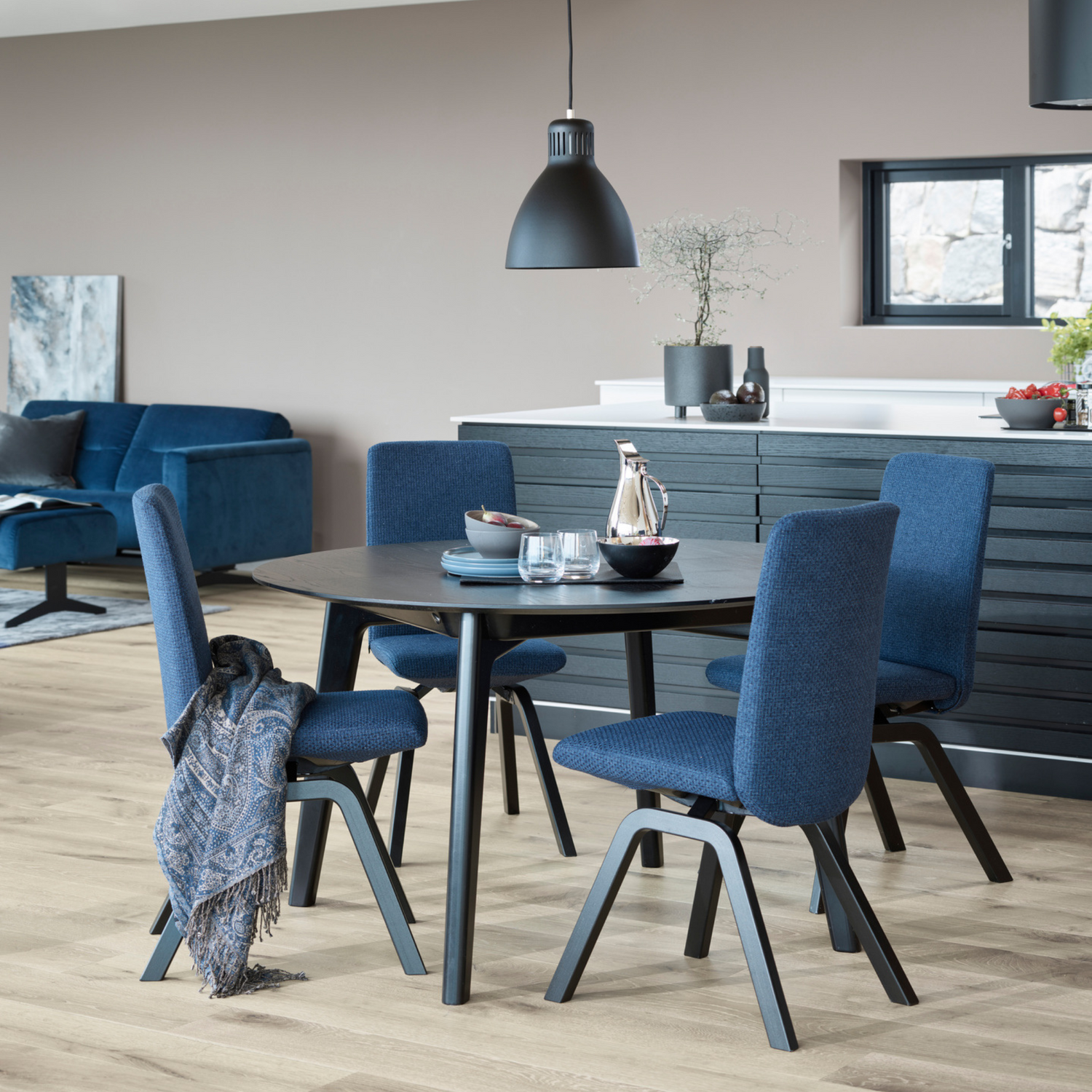 Laurel Dining Chair D200 Leg by Stressless Gallus Rea