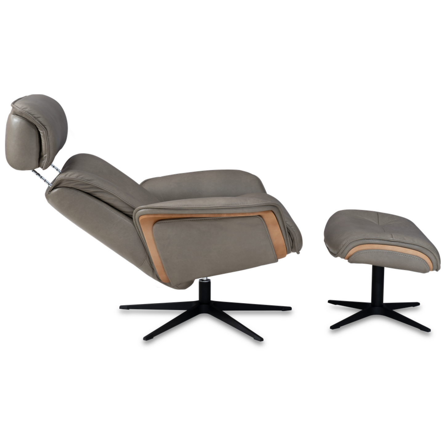 Space 5500 Recliner Chair and Stool by IMG