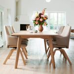 Laurel Dining Chair with Arms D200 Leg by Stressless