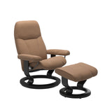 Consul Medium Recliner Chair & Stool Classic Base by Stressless